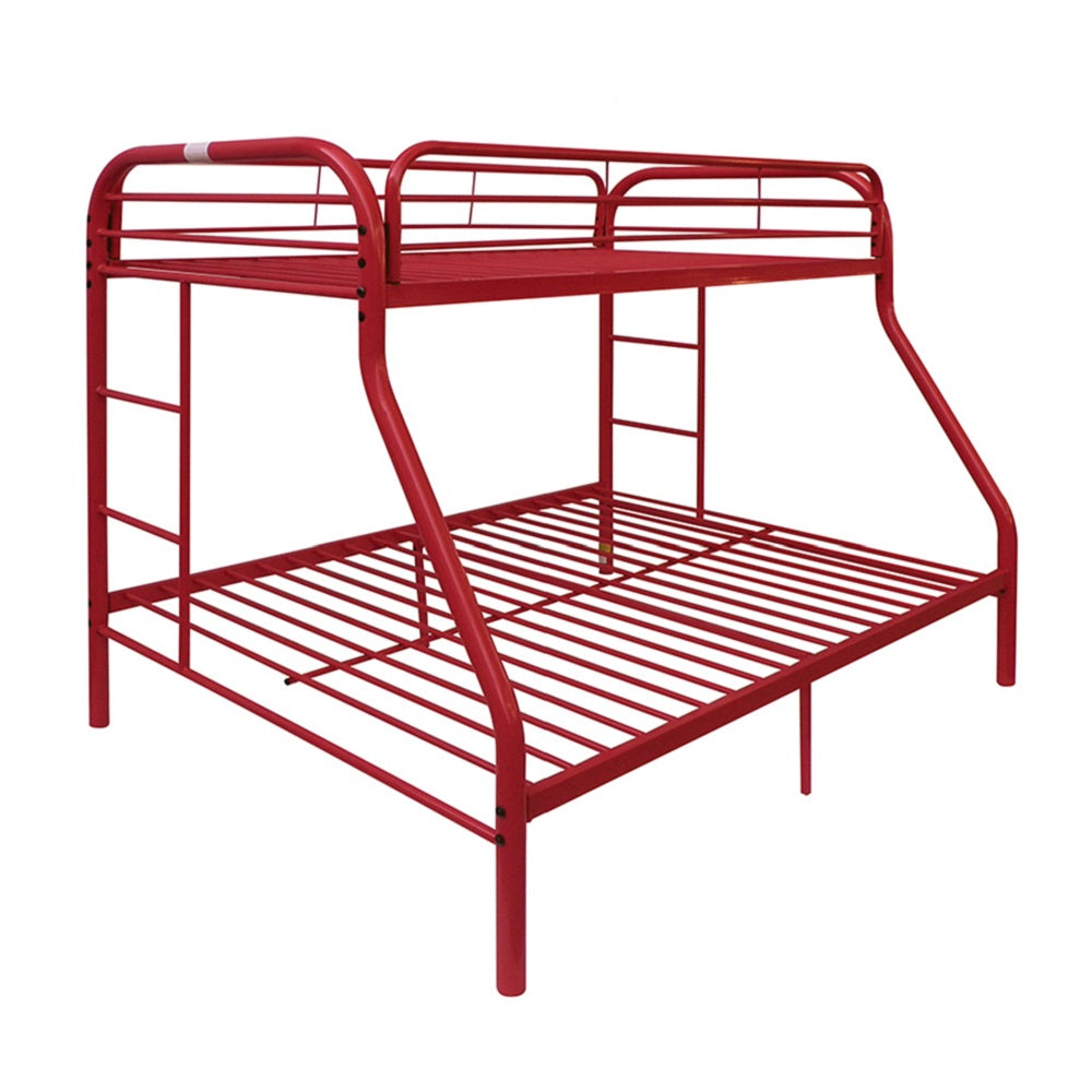 ACME Tritan Red Bunk Bed  (Twin | Full)  Model 02053RD