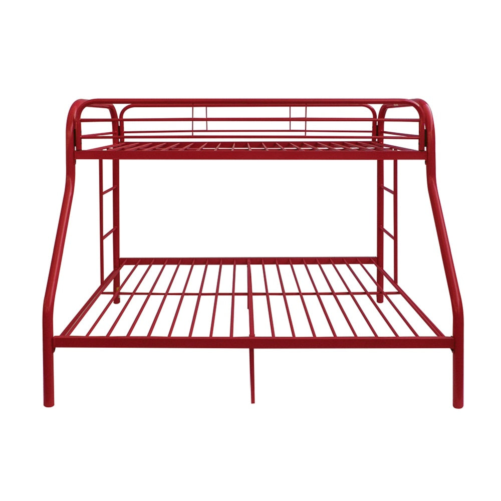 ACME Tritan Red Bunk Bed  (Twin | Full)  Model 02053RD