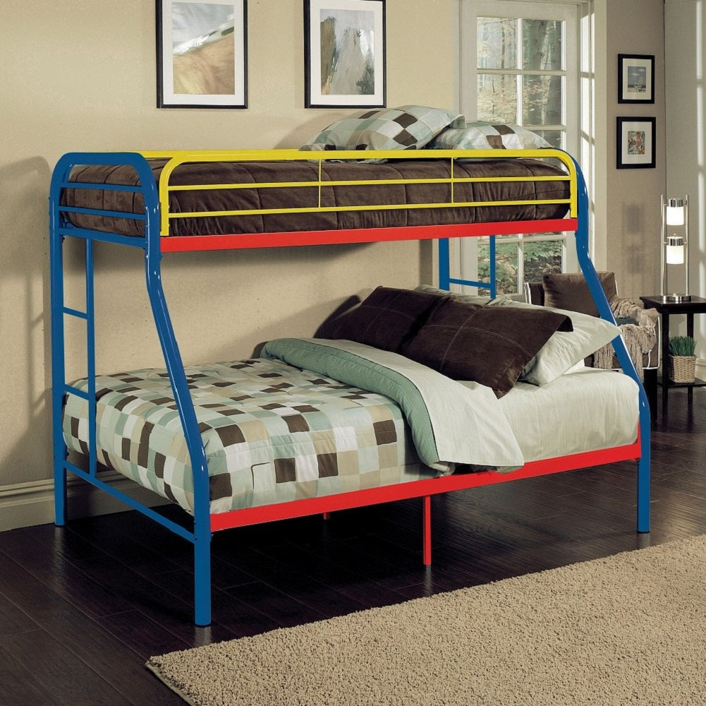 ACME Tritan Rainbow Bunk Bed  (Twin | Full)  Model 02053RNB