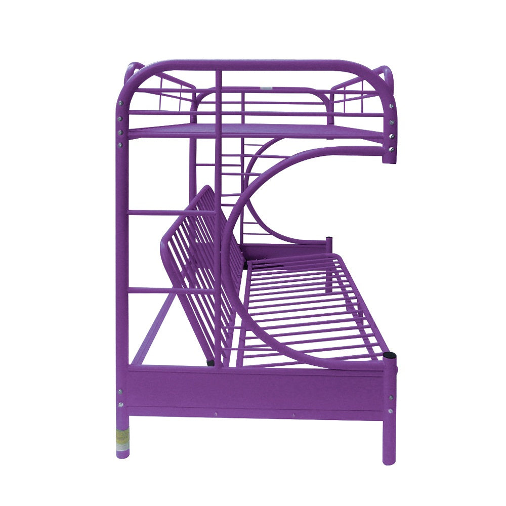 ACME Eclipse Purple Futon Bunk Bed  (Twin | Full)  Model 02091W-PU