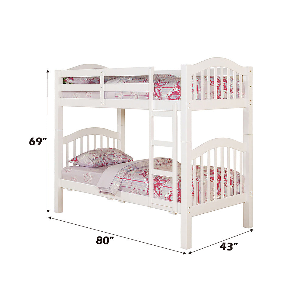 ACME Heartland White Bunk Bed (Twin | Twin)Model 02354