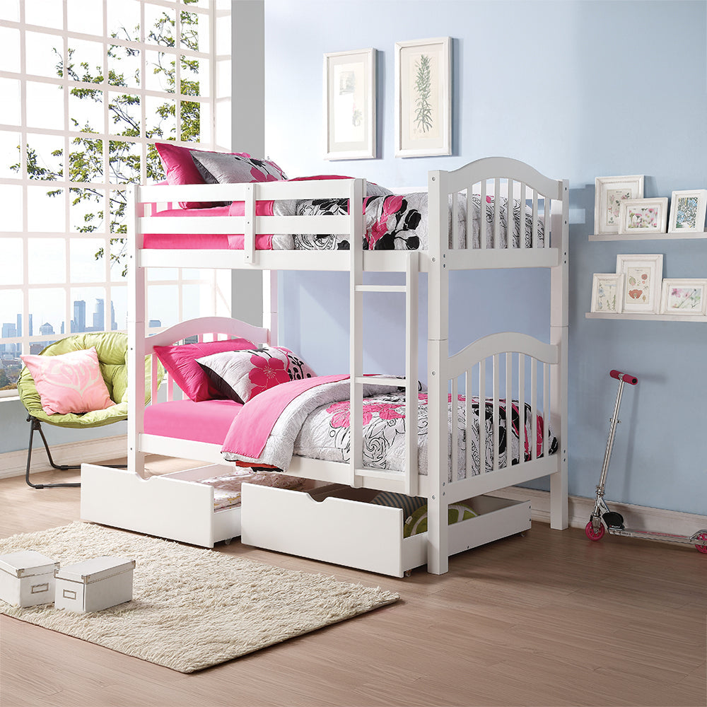 ACME Heartland White Bunk Bed (Twin | Twin)Model 02354