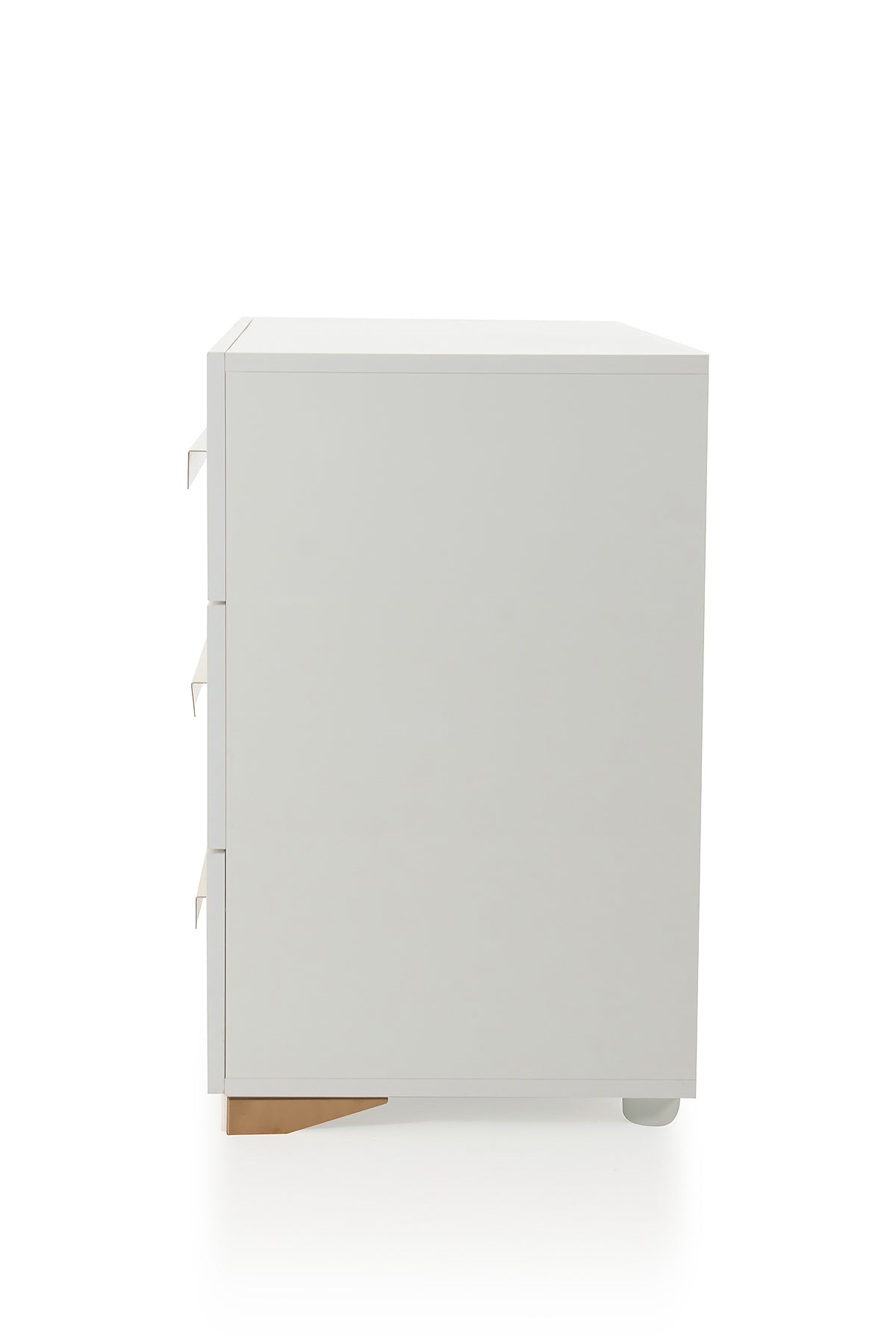 Nova Domus Juliet Italian Modern White & Rosegold Dresser Model VGACJULIET-DSR