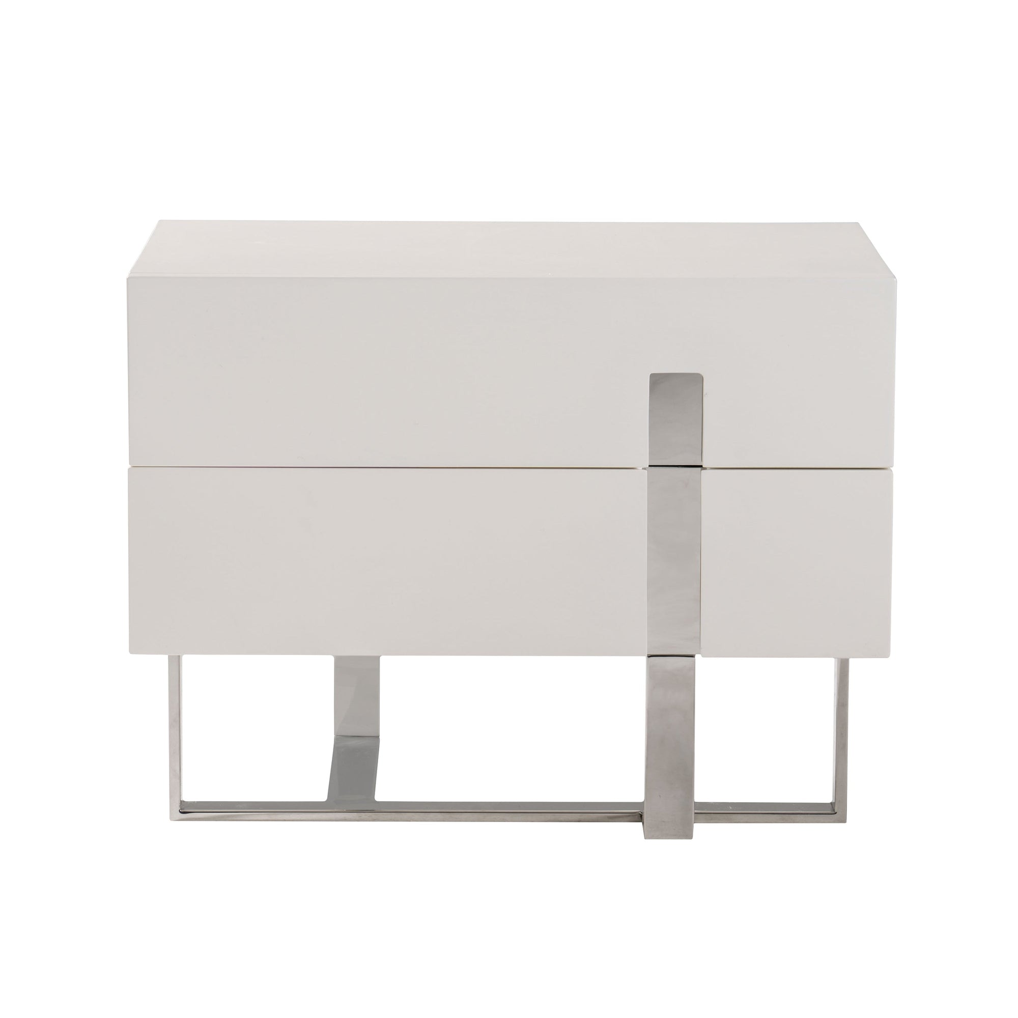 Voco Modern White Bedroom Nightstand Model VGCN1302H-P01