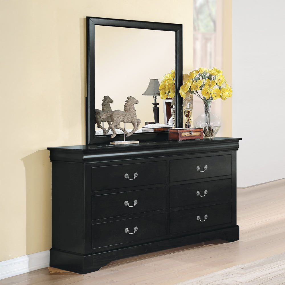 ACME Louis Philippe III Black Dresser Model 19505