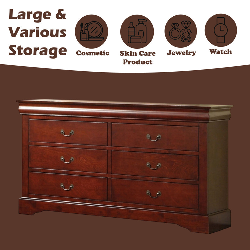 ACME Louis Philippe III Cherry Dresser Model 19525