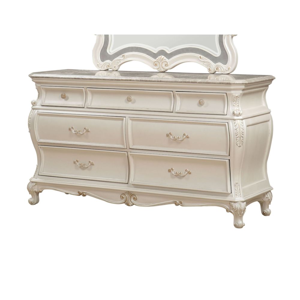 ACME Chantelle Pearl White Dresser Model 23545