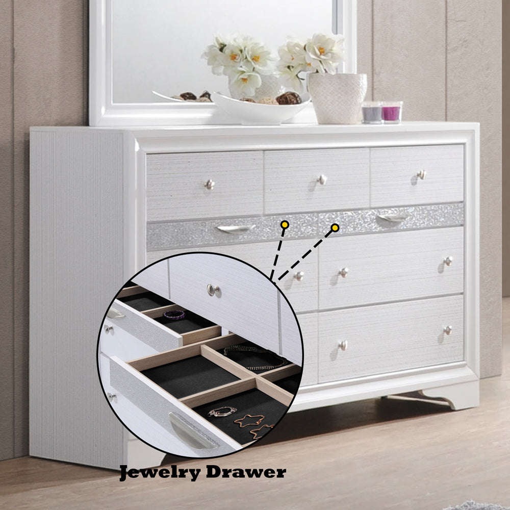 ACME Naima White Dresser Model 25775