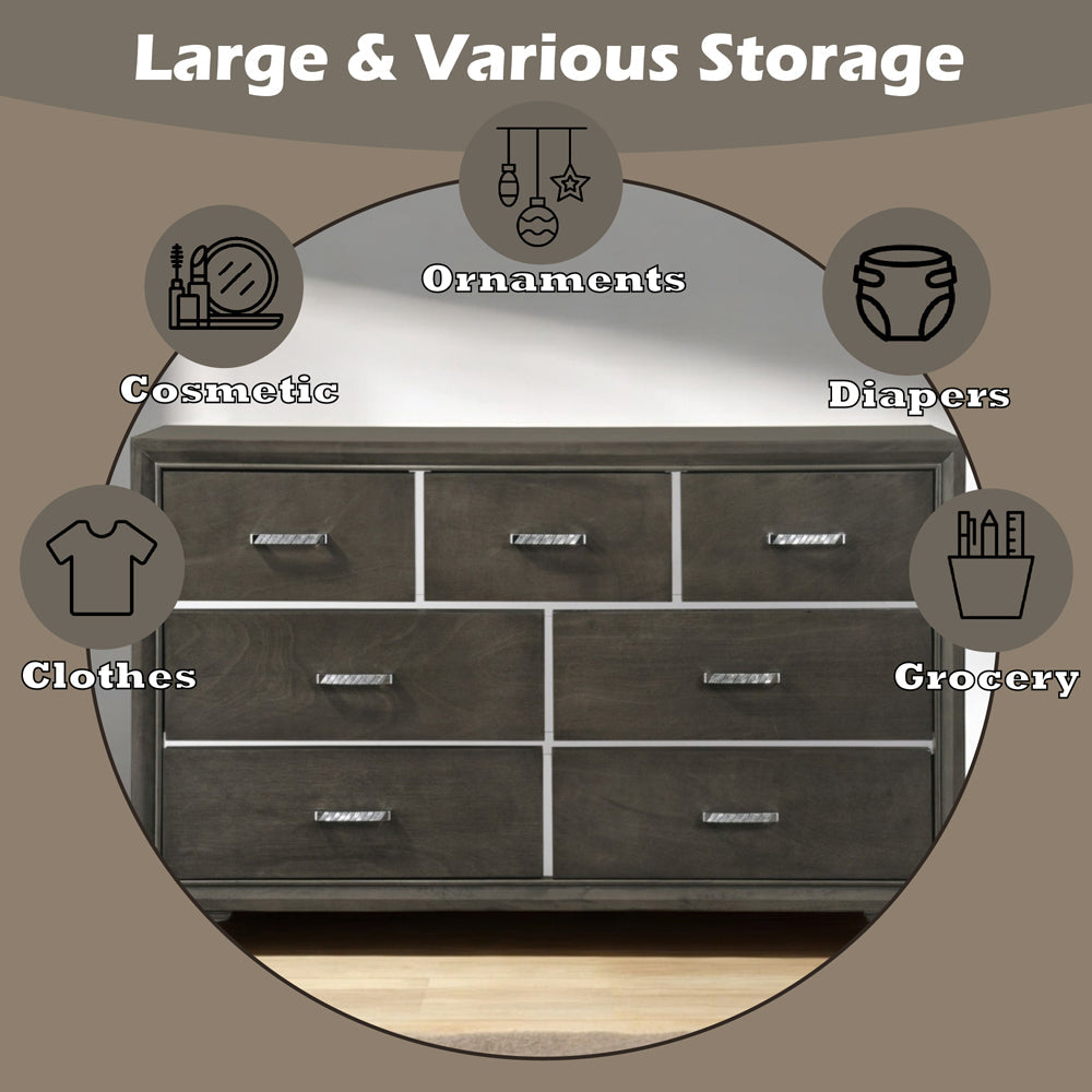 ACME Carine II Gray Dresser Model 26265