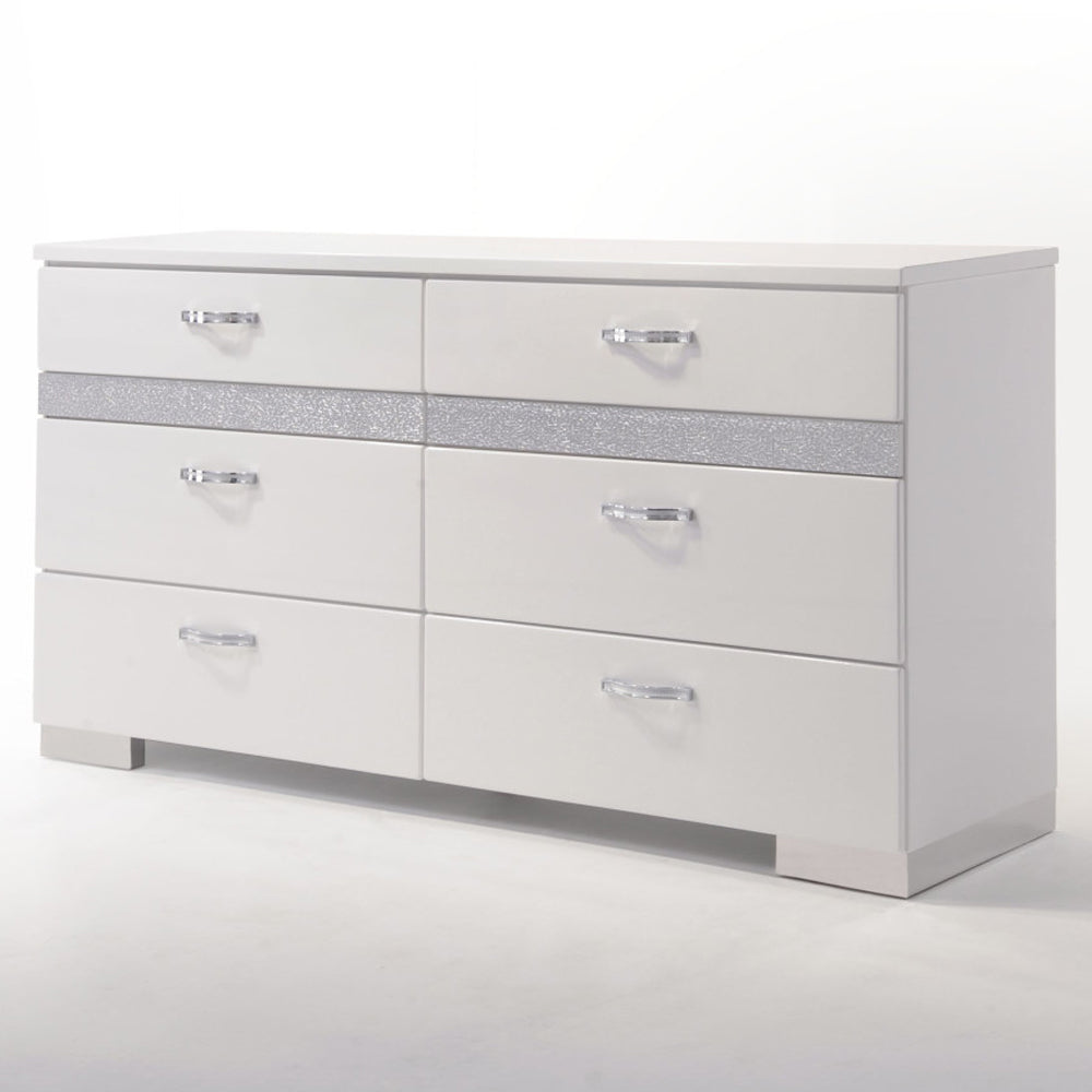 ACME Naima II White High Gloss Dresser Model 26775