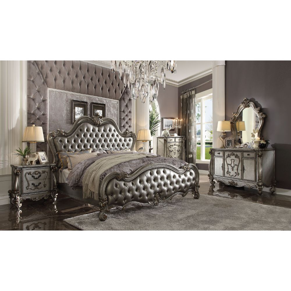 ACME Versailles Antique Platinum Dresser Model 26845