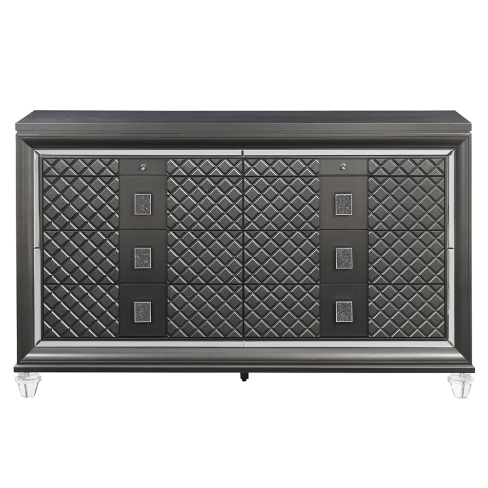 ACME Sawyer Metallic Gray Dresser Model 27975