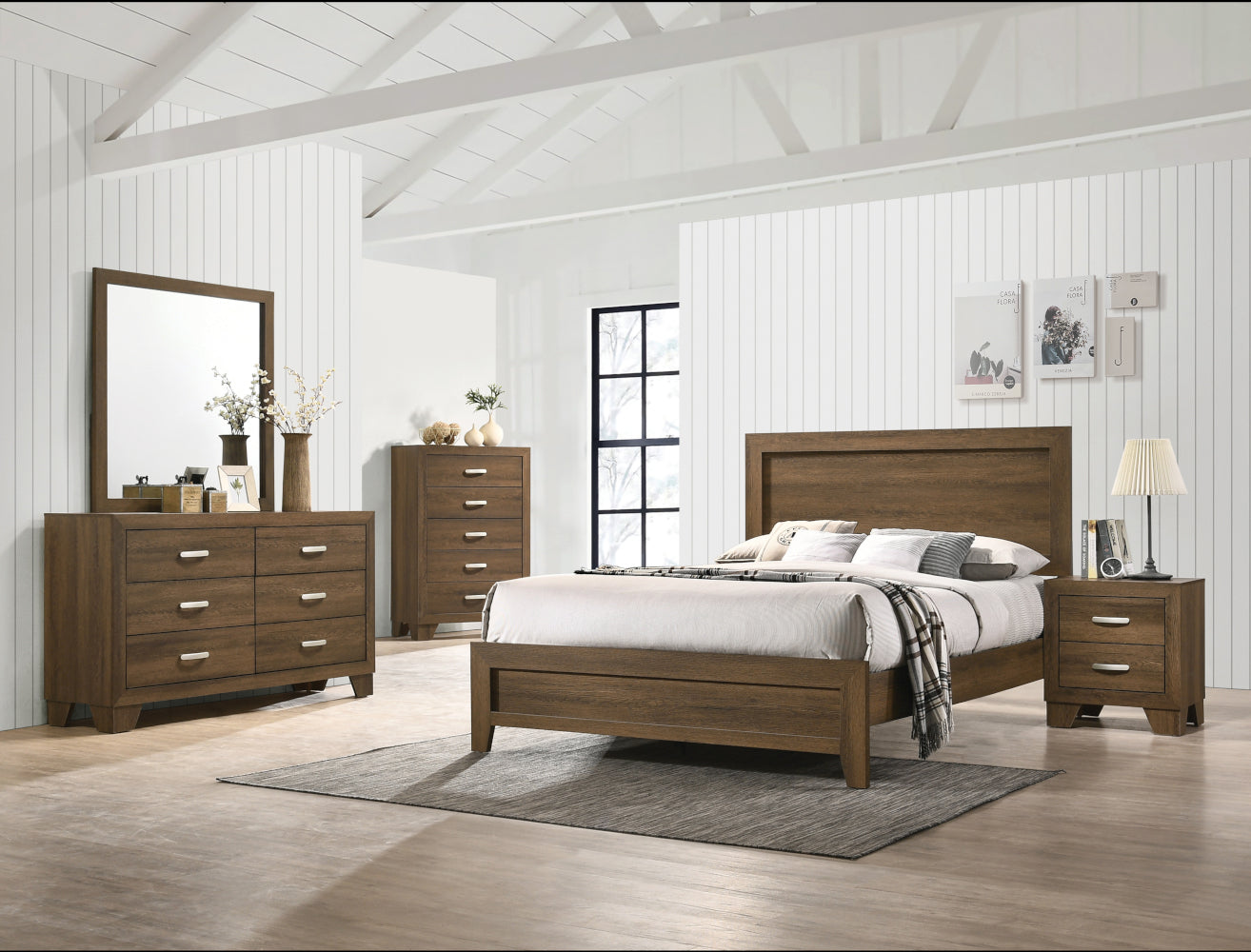 ACME Miquell Oak Dresser Model 28055