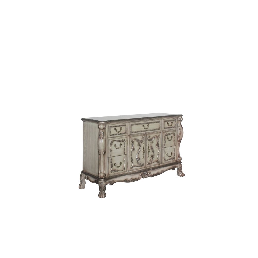 ACME Dresden Vintage Bone White Dresser Model 28175