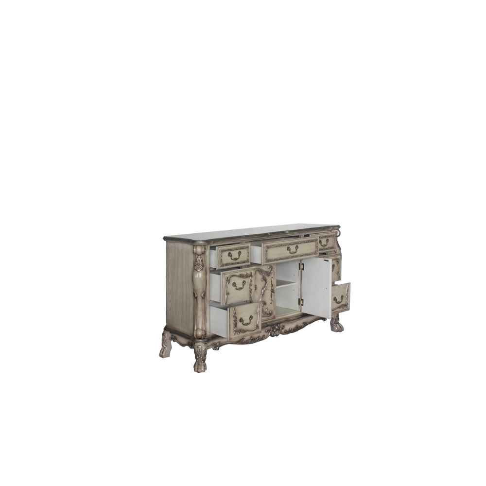 ACME Dresden Vintage Bone White Dresser Model 28175