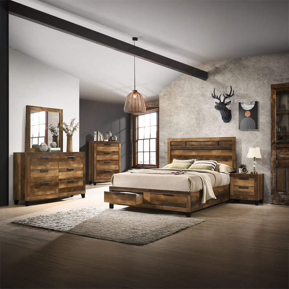 ACME Morales Rustic Oak Dresser Model 28595