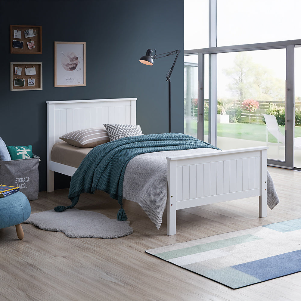 ACME Bungalow White Twin Bed Model 30025T