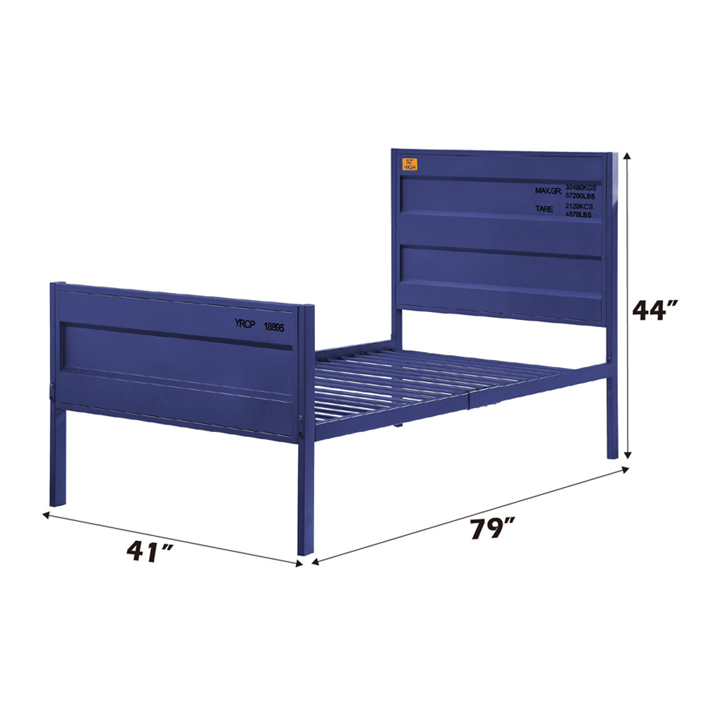 ACME Cargo Blue Twin Bed Model 35930T