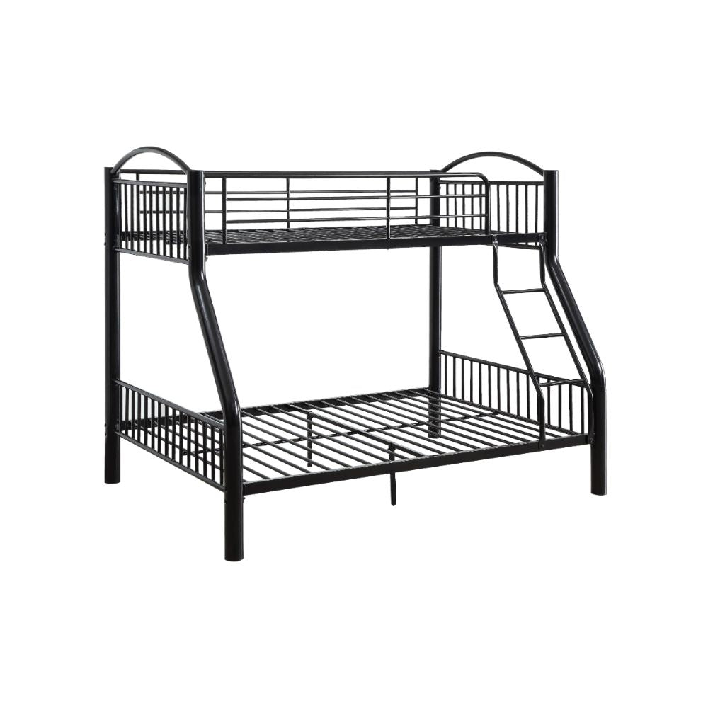 ACME Cayelynn Black Bunk Bed  (Twin | Full)  Model 37380BK