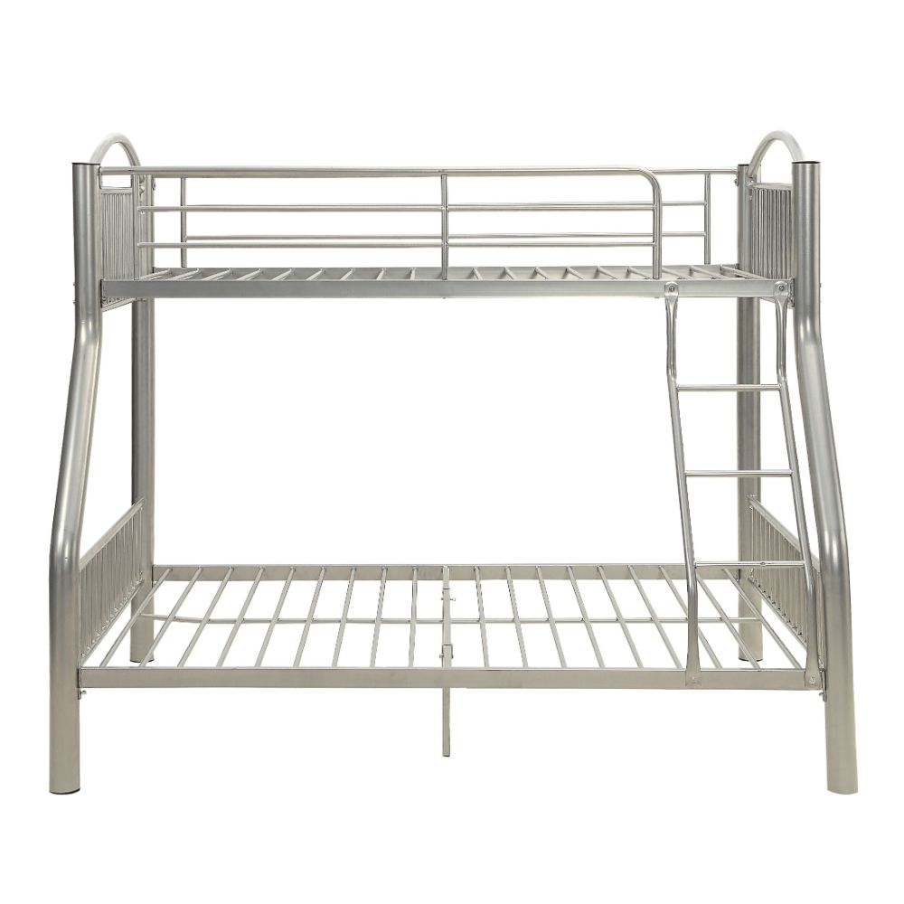 ACME Cayelynn Silver Bunk Bed  (Twin | Full)  Model 37380SI
