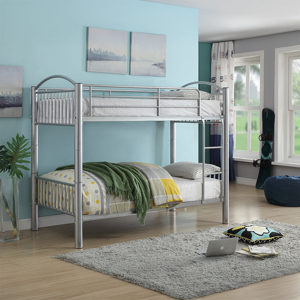 ACME Cayelynn Silver Bunk Bed (Twin | Twin)Model 37385SI