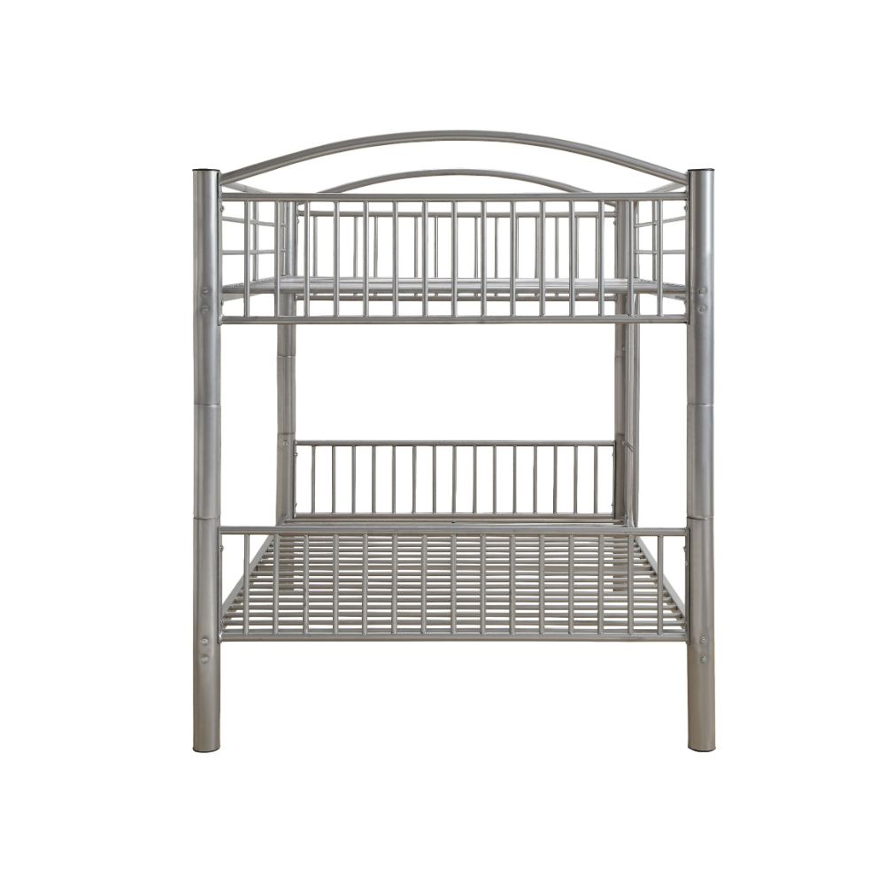 ACME Cayelynn Silver Bunk Bed (F/F) Model 37390SI