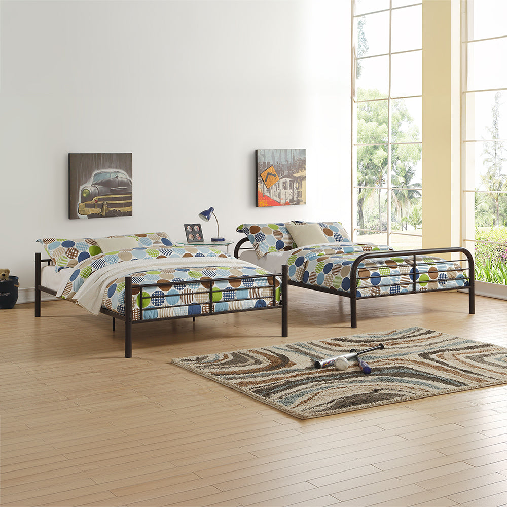 ACME Bristol Dark Brown Bunk Bed (F/F) Model 37433