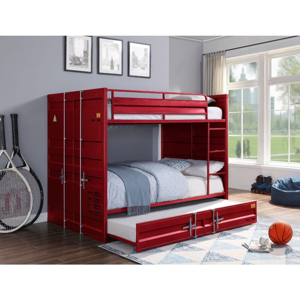 ACME Cargo Red Bunk Bed (F/F) Model 37915