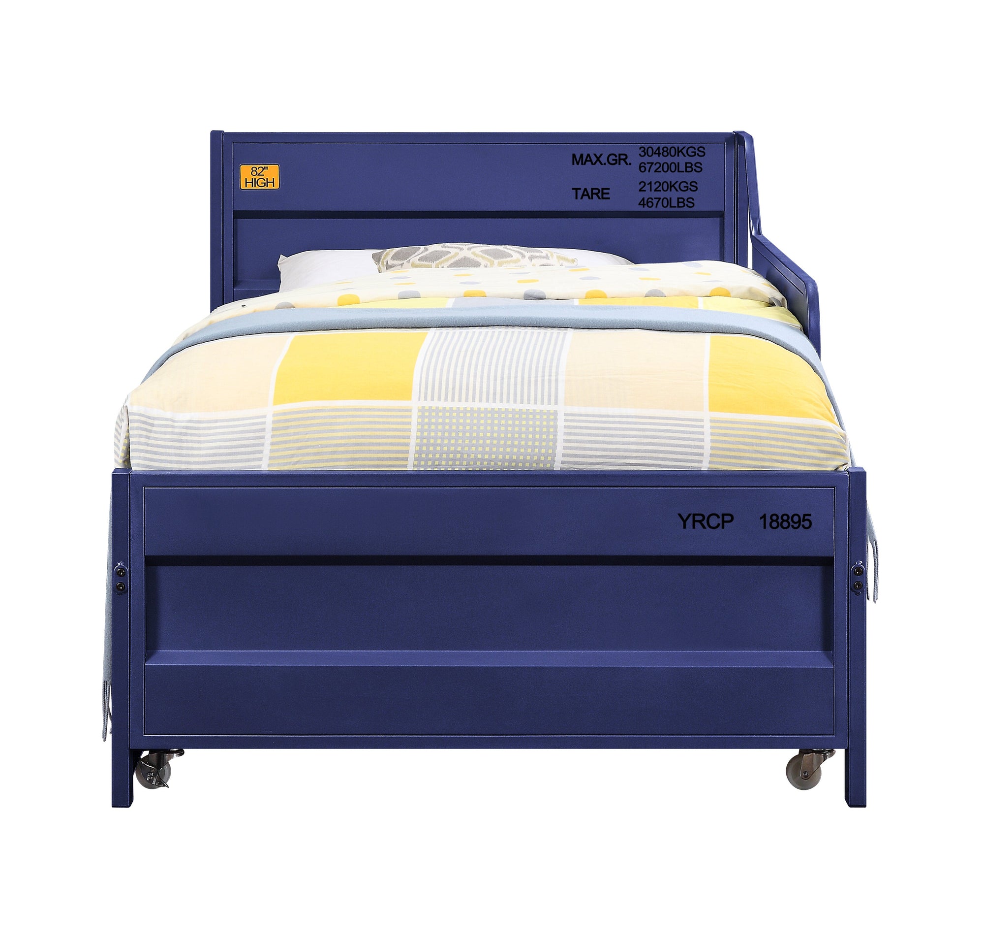 ACME Cargo Blue Daybed with Trundle (Twin) Model 39890