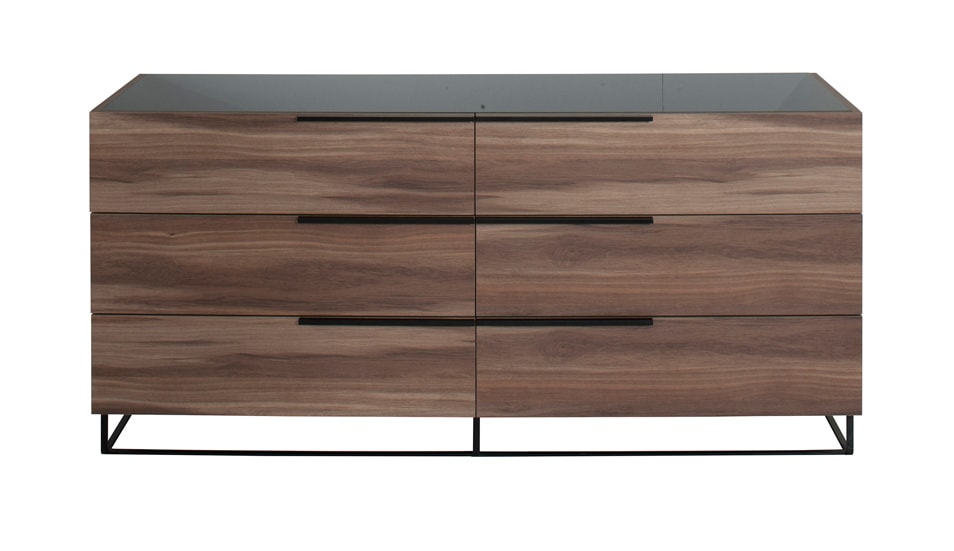 Nova Domus Matteo Modern Italian Walnut Dresser Model VGACMATTEO-DRS