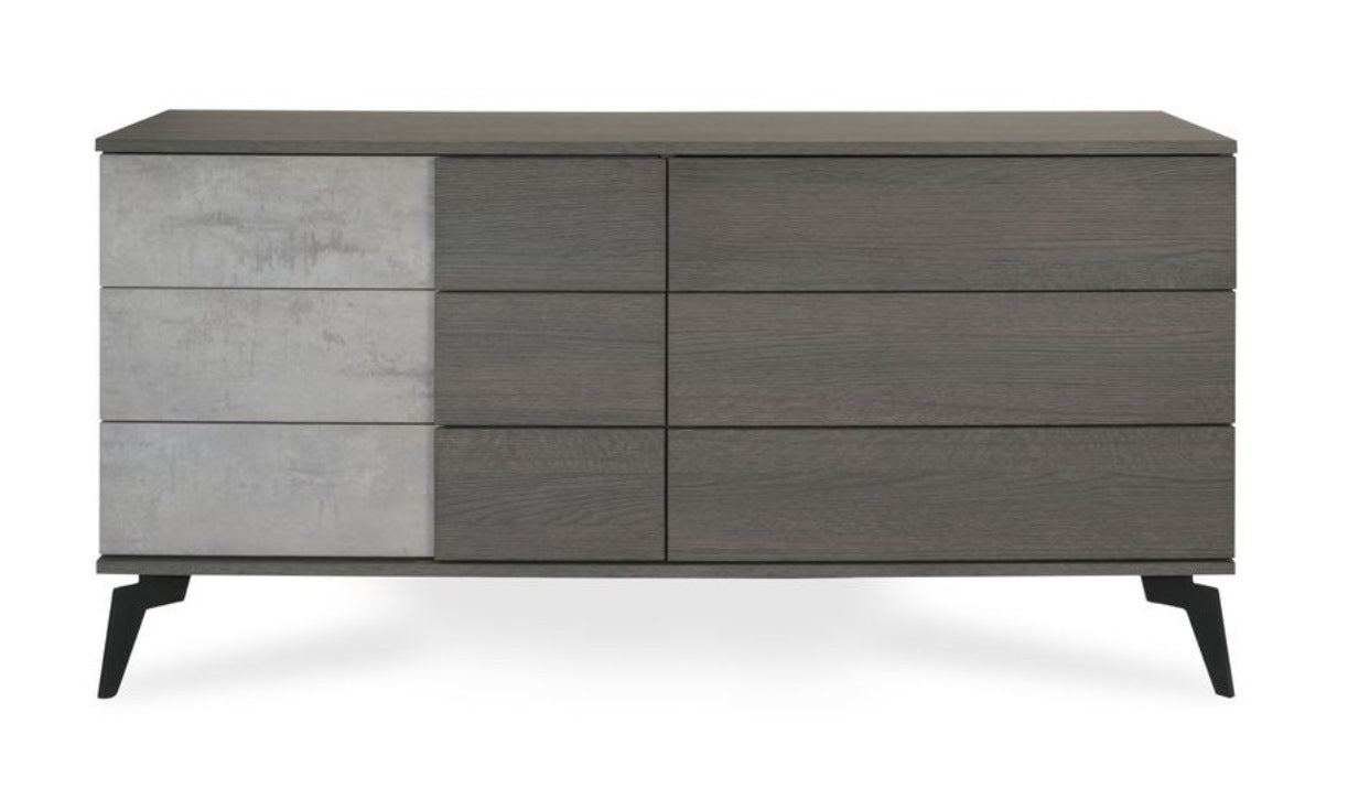 Nova Domus Palermo Italian Modern Faux Concrete & Grey Dresser Model VGACPALERMO-DRS