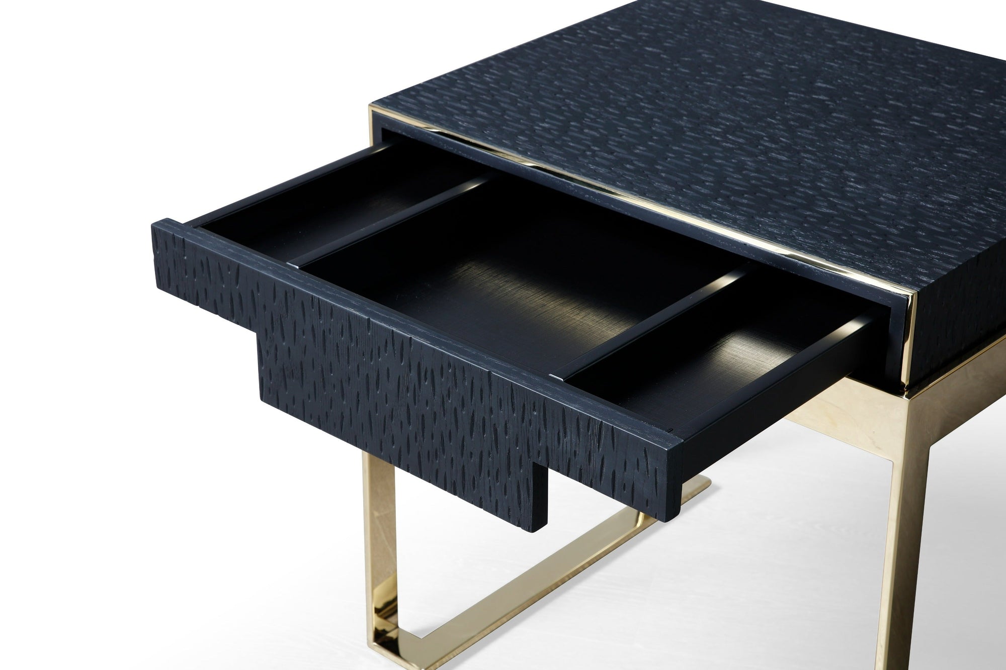 Modrest Athena & Rothsay Modern Grey Fabric & Wenge & Gold Bedroom Set Model VGVC-BD2233-SET-EK