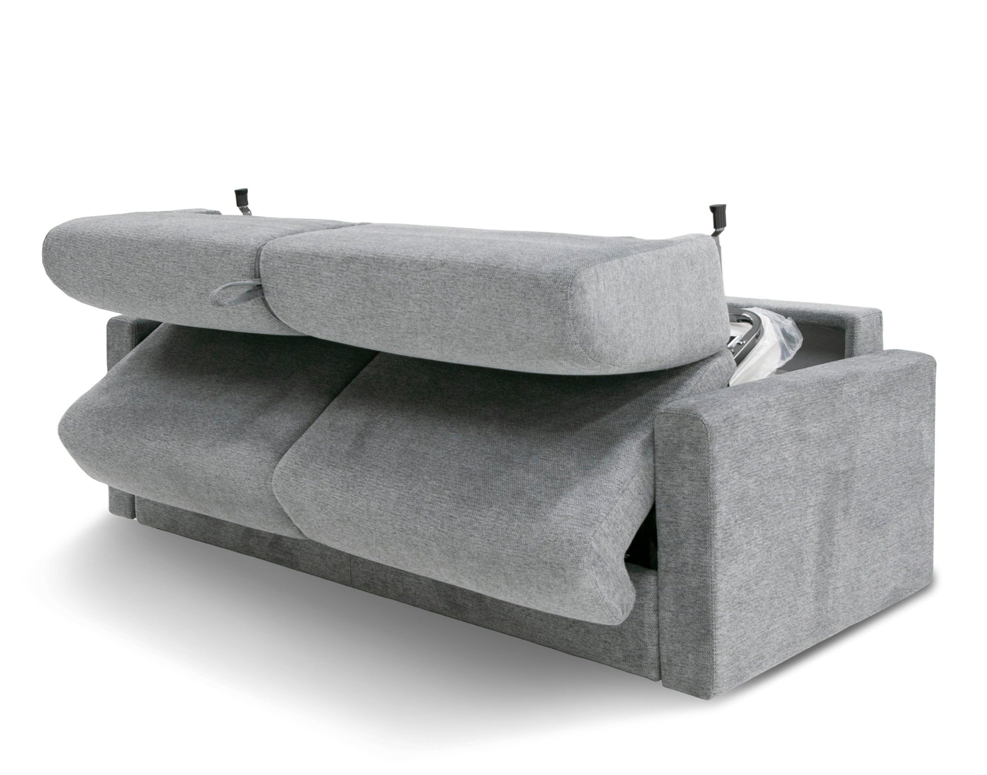 Lamod Italia Revers Italian Modern Grey Fabric Full Sofa Bed Model VGDTREVERS-140-GRY
