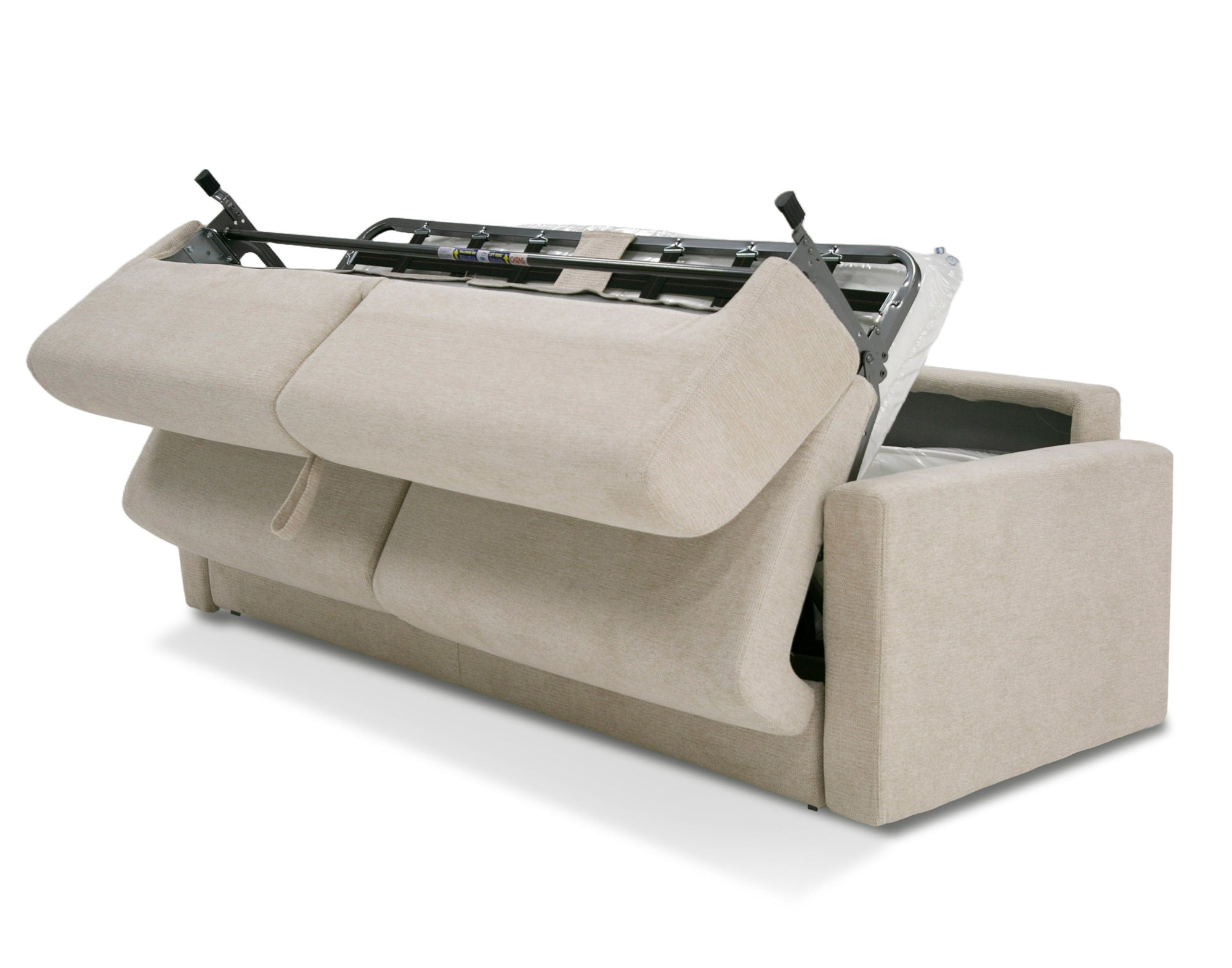 Lamod Italia Revers Italian Modern Sand Fabric Full Sofabed Model VGDTREVERS-140-SAND