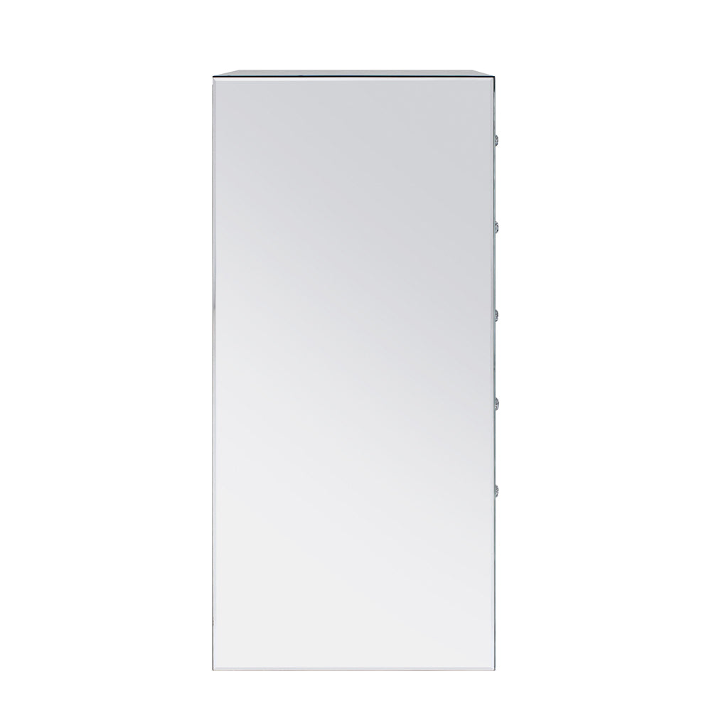 ACME Noralie Mirrored & Faux Diamonds Cabinet Model 97644