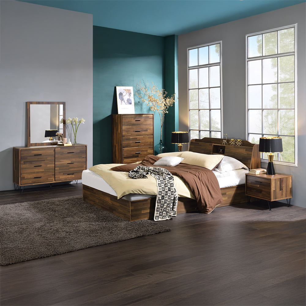 ACME Hestia Walnut Dresser Model AC00543