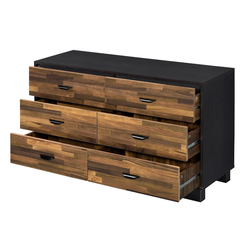 ACME Eos Walnut & Black Dresser Model AC00546