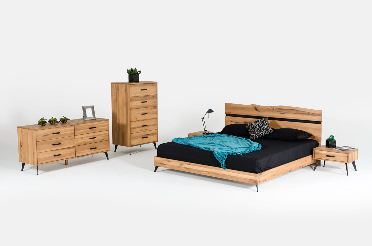 Queen Nova Domus Alan Modern Drift Oak Bedroom Set Model VGEDALAN-SET-Q