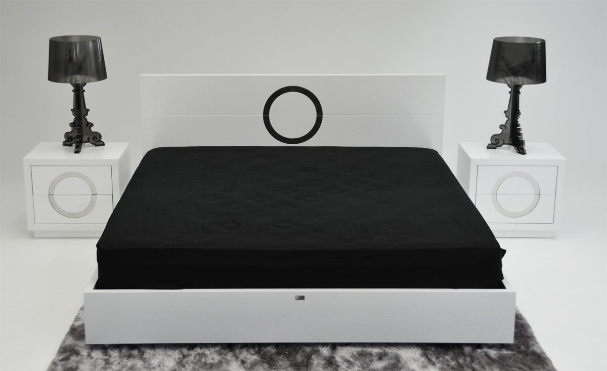 Queen A&X Ovidius Modern Queen Bedroom Set Model VGUNAW223-180-WHT-SET-Q
