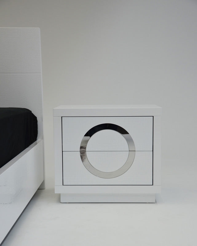 Queen A&X Ovidius Modern Queen Bedroom Set Model VGUNAW223-180-WHT-SET-Q