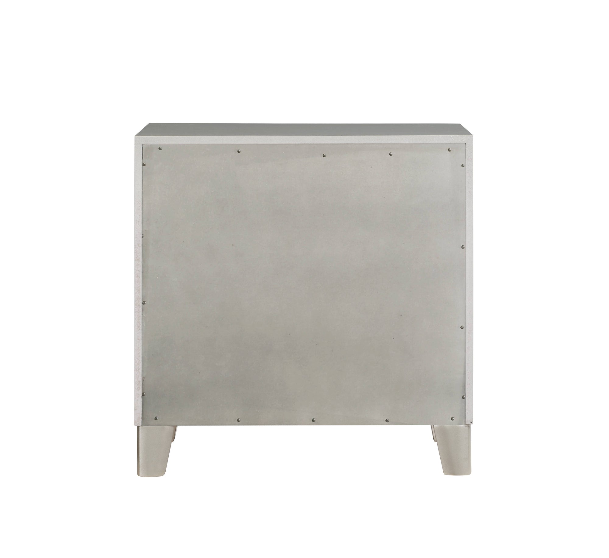 ACME Sliverfluff Mirrored & Champagne Nightstand Model BD00243