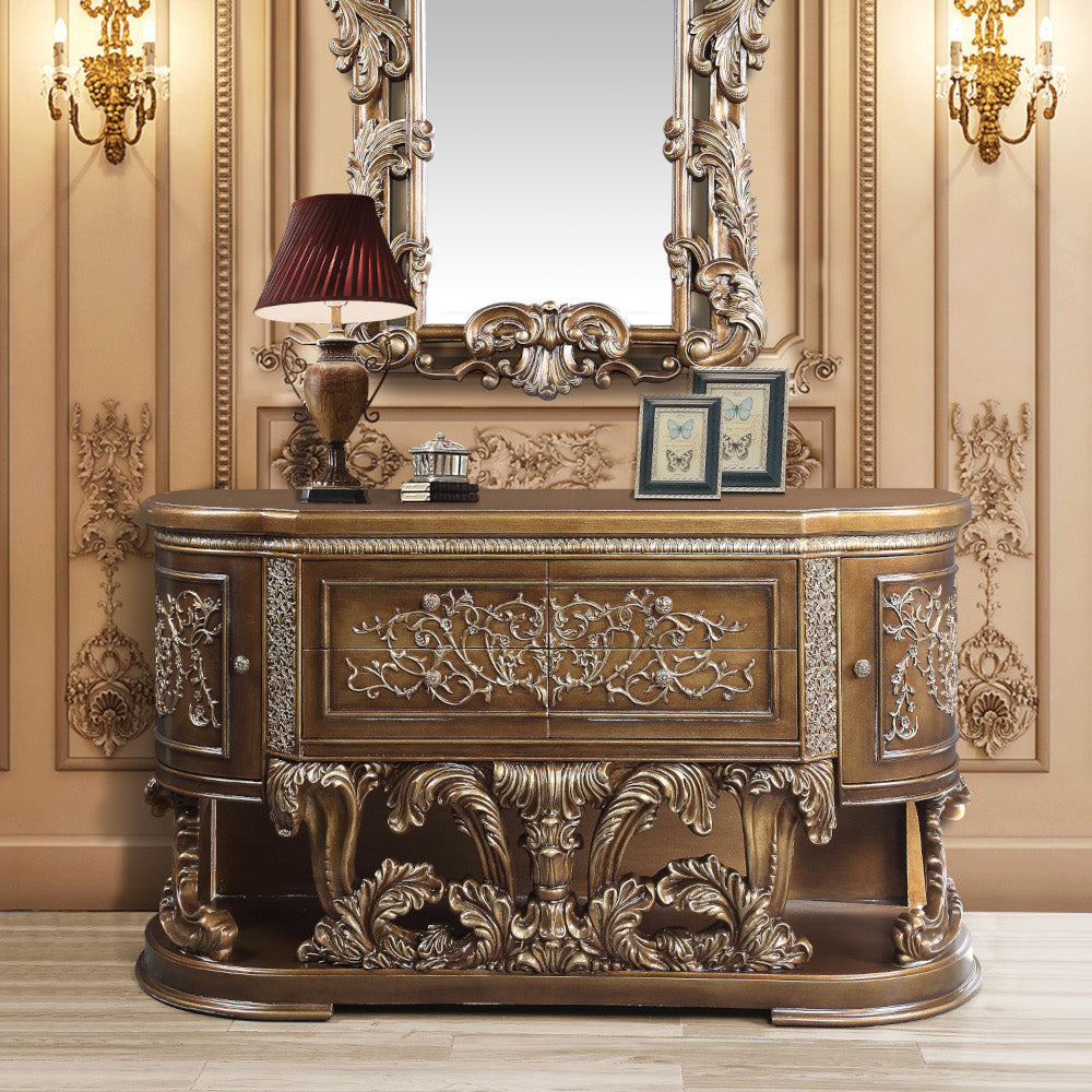 ACME Constantine Brown & Gold Dresser Model BD00474
