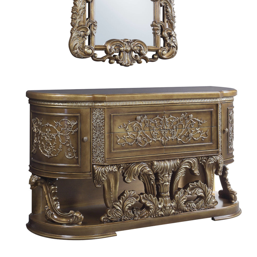 ACME Constantine Brown & Gold Dresser Model BD00474