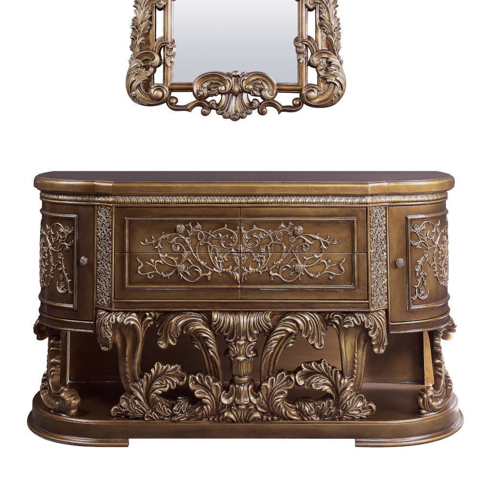 ACME Constantine Brown & Gold Dresser Model BD00474