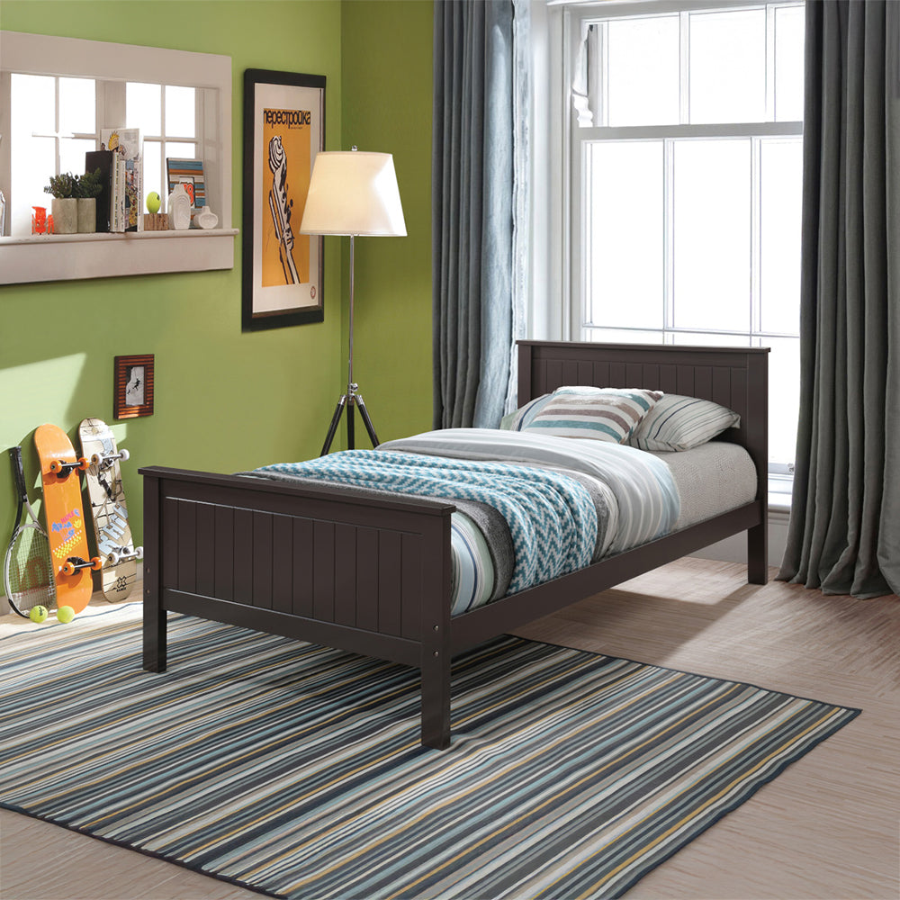 ACME Bungalow Chocolate Twin Bed Model BD00494