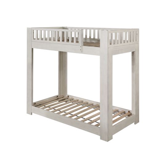 ACME Cedro Weathered White Bunk Bed (Twin | Twin)Model BD00612