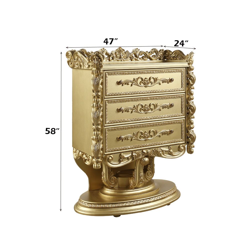 ACME Bernadette Gold Chest Model BD01479