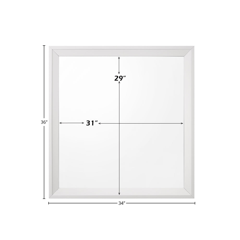 ACME Cerys White Mirror Model BD01560