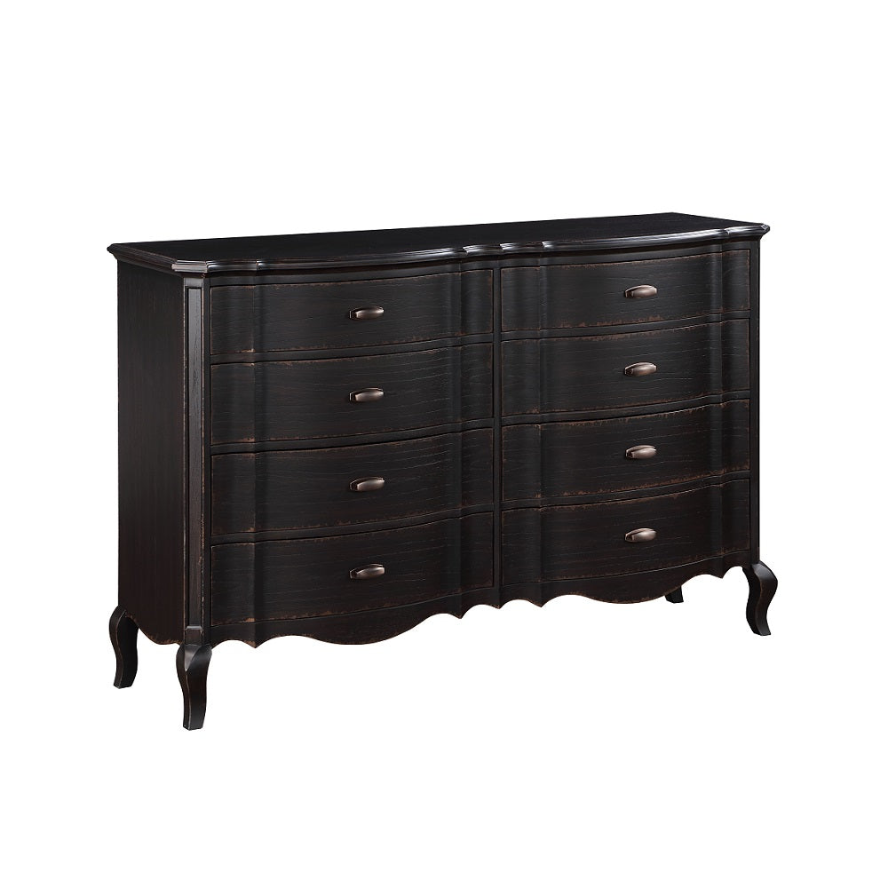 ACME Chelmsford Black Antique Dresser Model BD02299