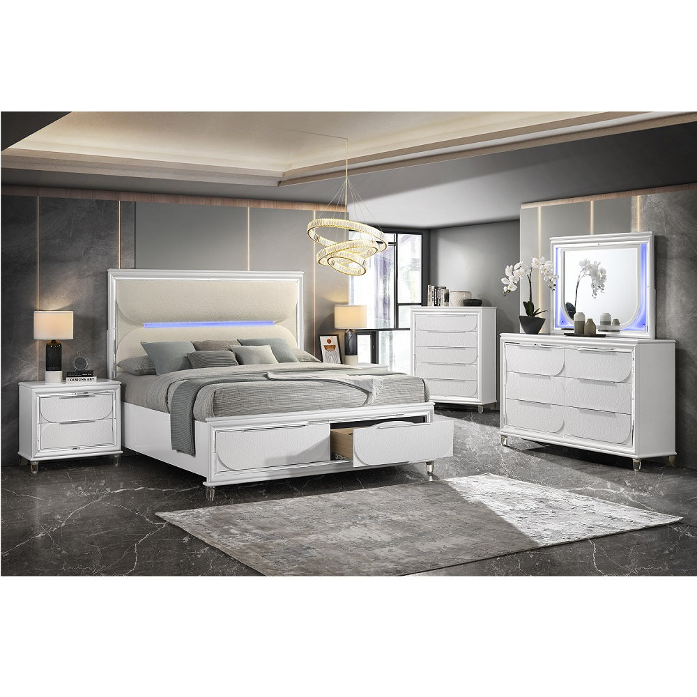 ACME Tarian Pearl White Dresser Model BD02320